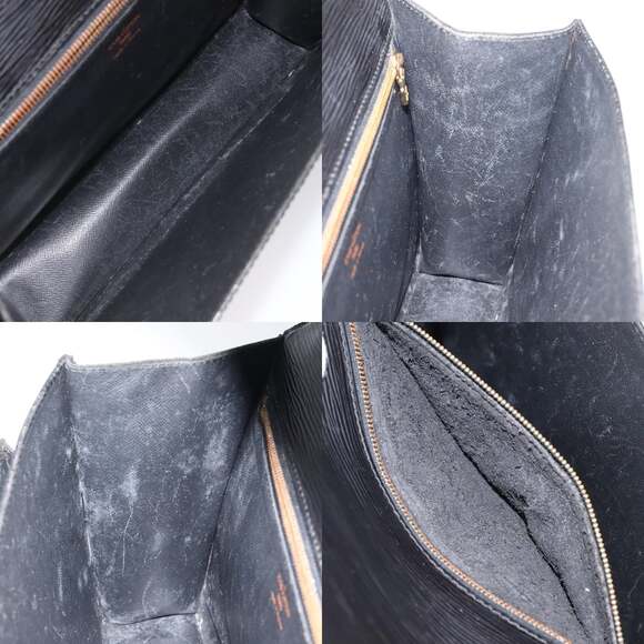 LOUIS VUITTON Epi Monceau 28 Hand Bag Black M52122 - Picture 12 of 13